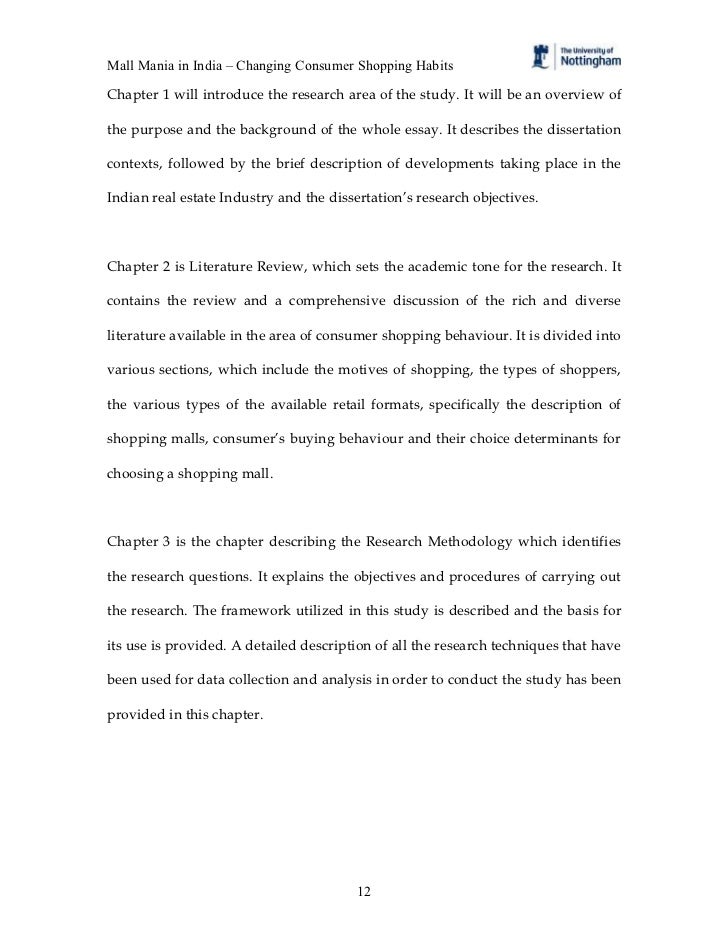 descriptive essay shopping